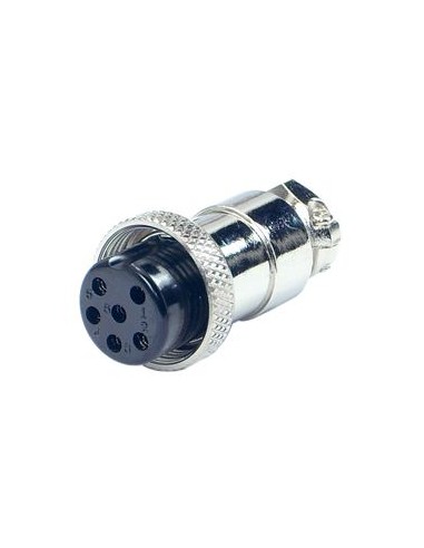 6 pin Female In-Line Connector Plug