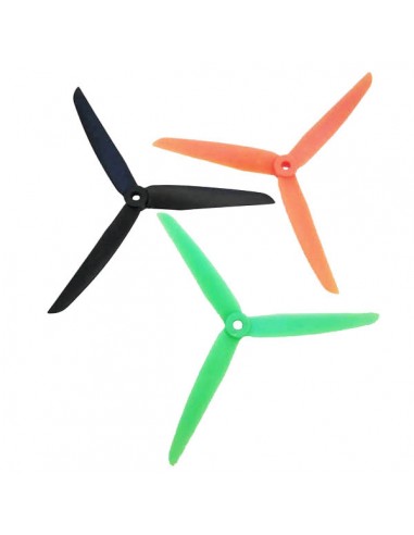 Gemfan Three Blade Prop (ABS) 7x35 Black