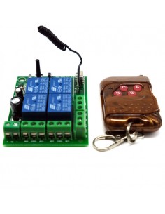 4 Channels Relay Remote...