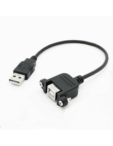 USB B female to USB 2.0 A 0.5 meter long