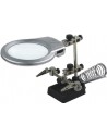 Helping Hand Magnifier LED Light with Soldering Stand