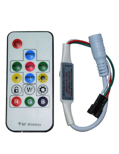 WS2812 LED Controller with IR Remote