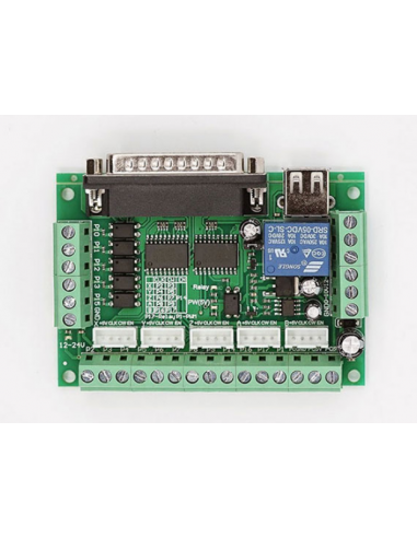 5 Axis Mach 3 Breakout Board