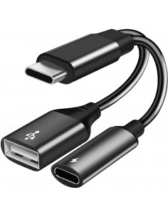 USB C to USB Adapter with...