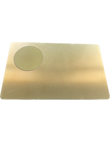 Ntag216 Gold Stainless Steel Card