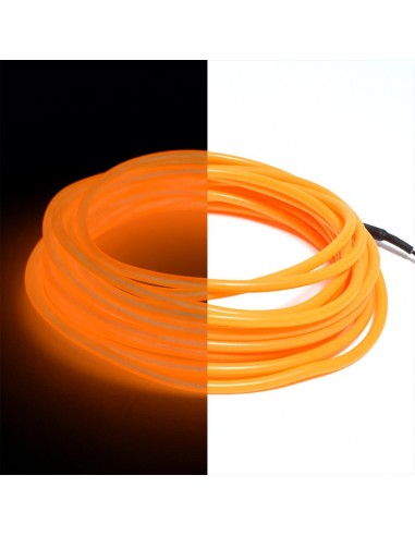 Orange EL Wire (3 meters)