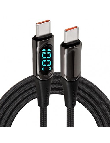 Type-C to Type-C Cable with LED...