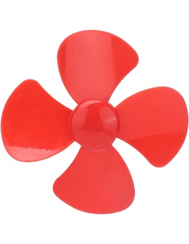 Red Four Blade Propeller 50mm