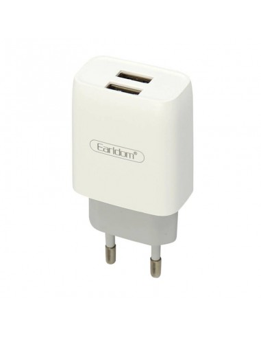 Dual USB 5V 2.4A Charger with USB-C...