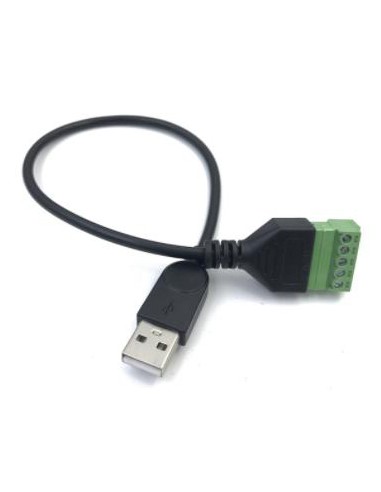 USB Male to 5-Pin Screw Terminal...