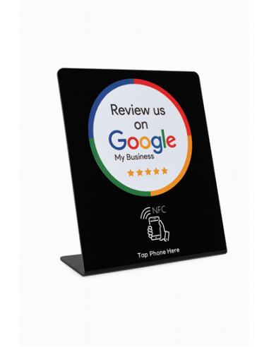Google Review NFC Stand - Black