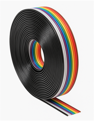 10P 1.27mm Pitch Spacing Rainbow...