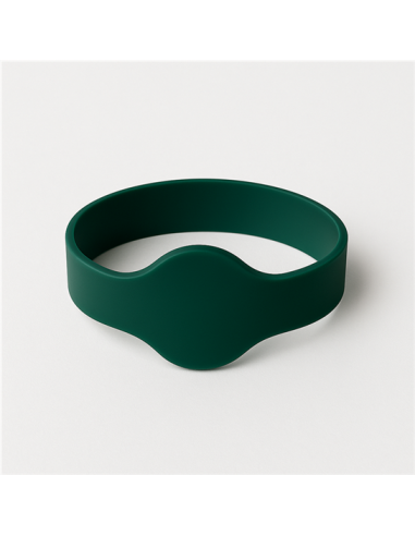 Ntag213 Silicone Wristband (Dark Green)