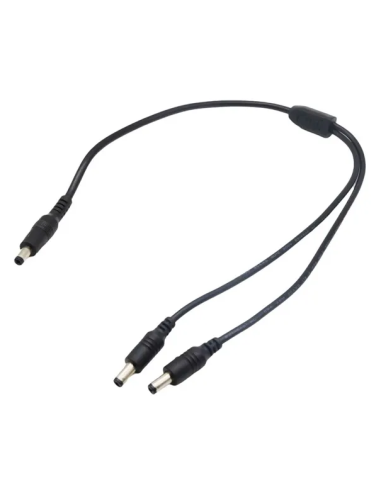 5.5mm DC Power 1 Male to 2 Male...