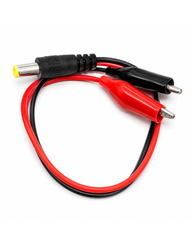 DC Power Plug Male to Alligator Clip...